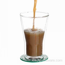 Glas Wasser Kaffee Milch Bierbecher